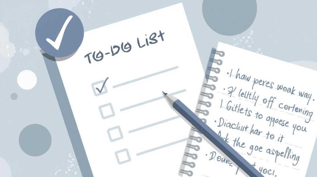 Lista de tareas diarias para organizar el trabajo desde casa