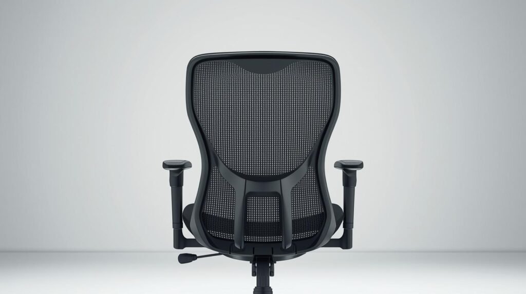 Silla de malla transpirable para largas jornadas