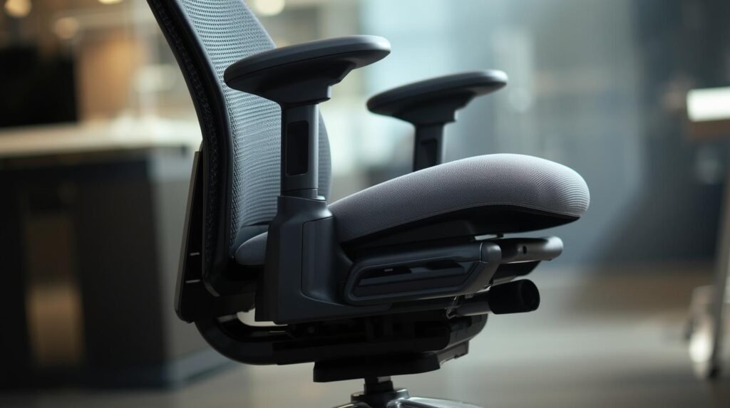 Apoyabrazos 3D de silla ergonómica ajustables