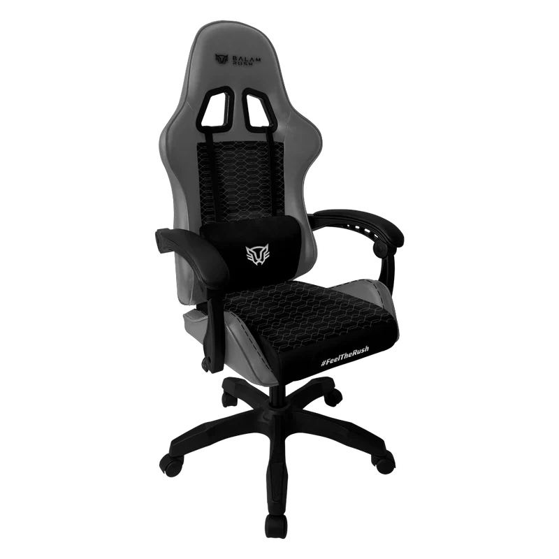 Silla gamer para home office Balam Rush Power Rush V2 con soporte lumbar y reposabrazos ajustables