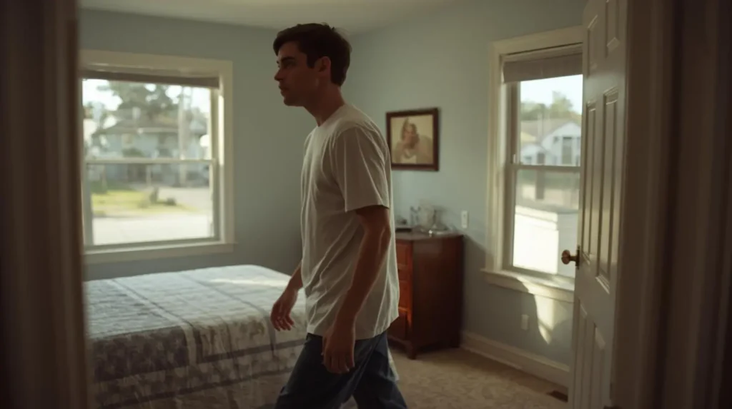 persona dando una mini caminata como microdescanso para mejorar la concentración en el trabajo