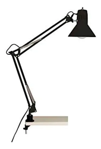 “Lámpara de escritorio LED regulable con brazo flexible para estudiar”
