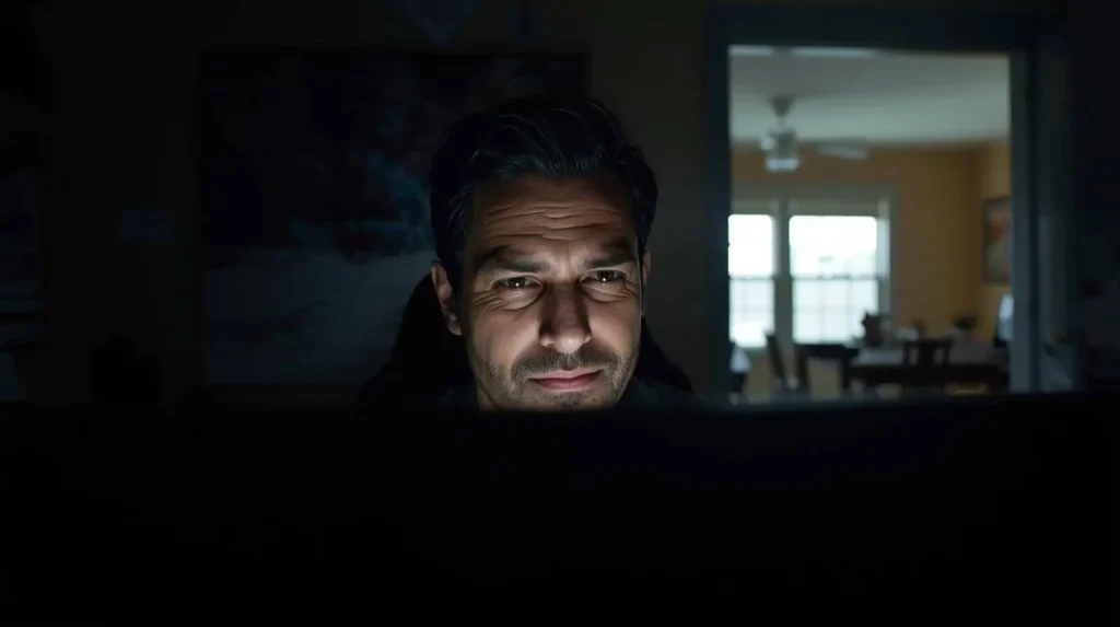 Comparación entre mala y buena iluminación en home office.