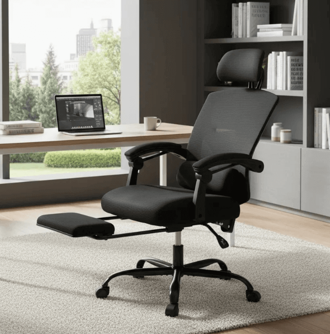 Silla Gamer Bolt Nou con Reposa Pies Malla+Nylon Hasta 130kg en Mercado Libre