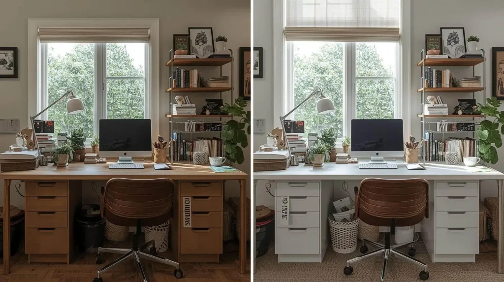 organizar el espacio de trabajo y eliminar el desorden